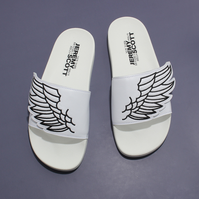 Adidas Trefoil Trendy Unisex X Jeremy Scott Wings Collaboration Casual Sports Slippers Gy2505