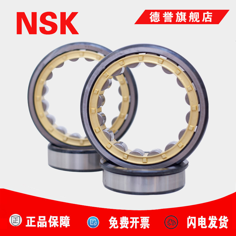 Imported NSK bearing N NU NJ NUP 203 204 205 206 207 208 209EW EM copper card