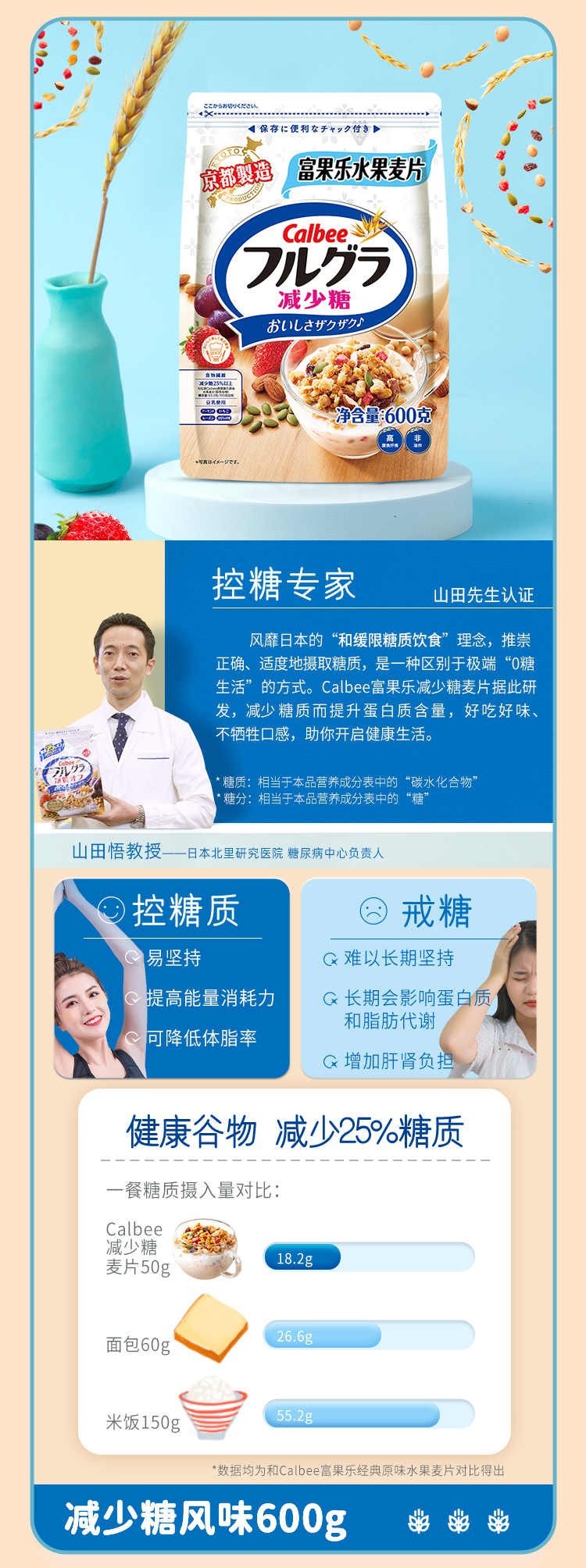 日本销量第一 卡乐比 水果麦片 700g 图4