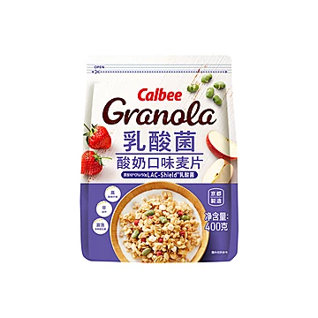 【拍2件】卡乐比水果燕麦片乳酸菌风味400g