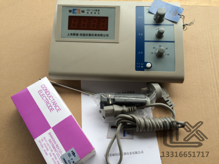 上海 雷磁 电导率仪 DDS-11A 数显 纯水 电泳 电镀 污水 质检