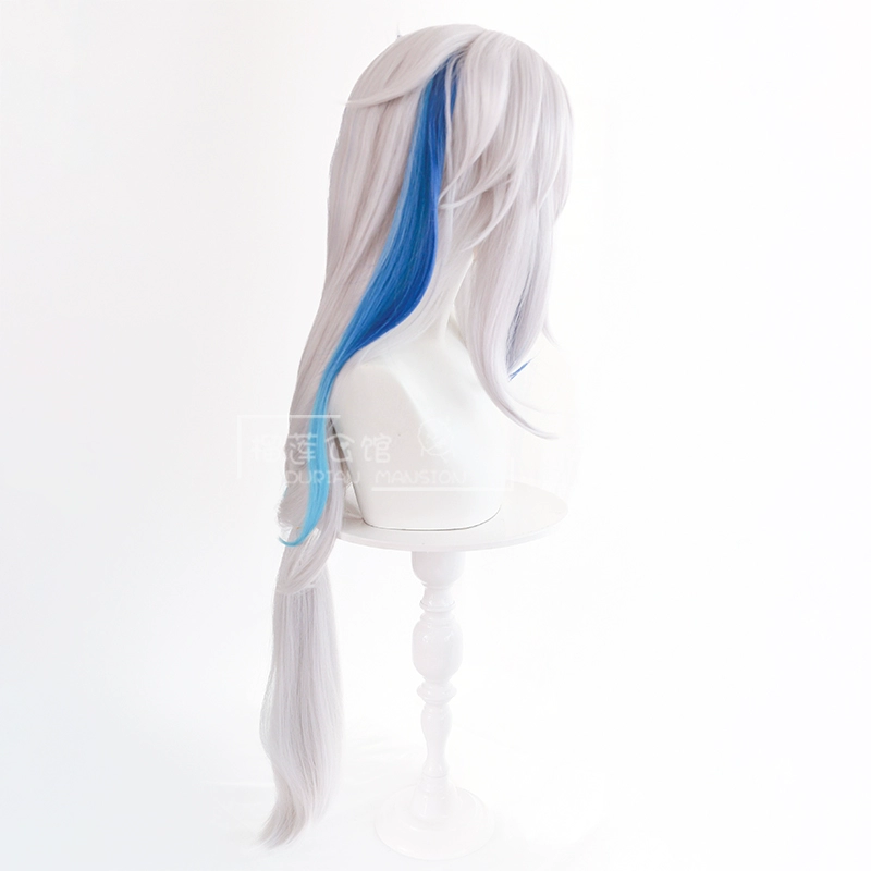 [Sầu riêng] Genshin Impact Navilet cos tóc giả Fontaine tóc mái bằng nổi bật tóc bện game cosplay