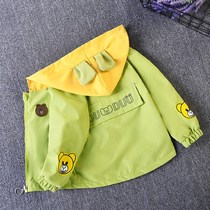 Boy jacket Spring loaded with new small bear Korean version cardio-hoodie childrens clothing baby Spiderman jacket little boy windproof clothes