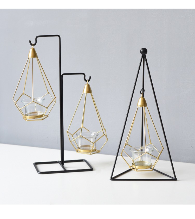 Phong cách Bắc Âu hiện đại tối giản kim loại Mỹ nghiên cứu phòng khách mô hình nhà mềm rượu tủ trang trí đồ trang trí sáng tạo trang trí nhà đẹp