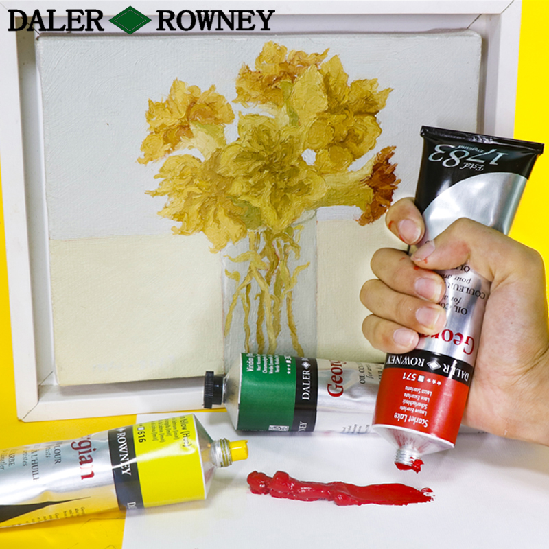 Jochen oil painting paint UK imports darroni Weimei 225ml big branch oil painting big pipe oil color painting tool suit single paint artist painter grade transparent realistic classical painting