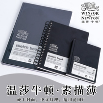 Windsor Newton Sketch Book Sketch 170 g Thickened Hard Shell Coil A4 Fine Arts Student A3 Special Drawing Book Sketch Manuscript Drawing Paper A5 Geldged SketchBook Beginner Tool Set
