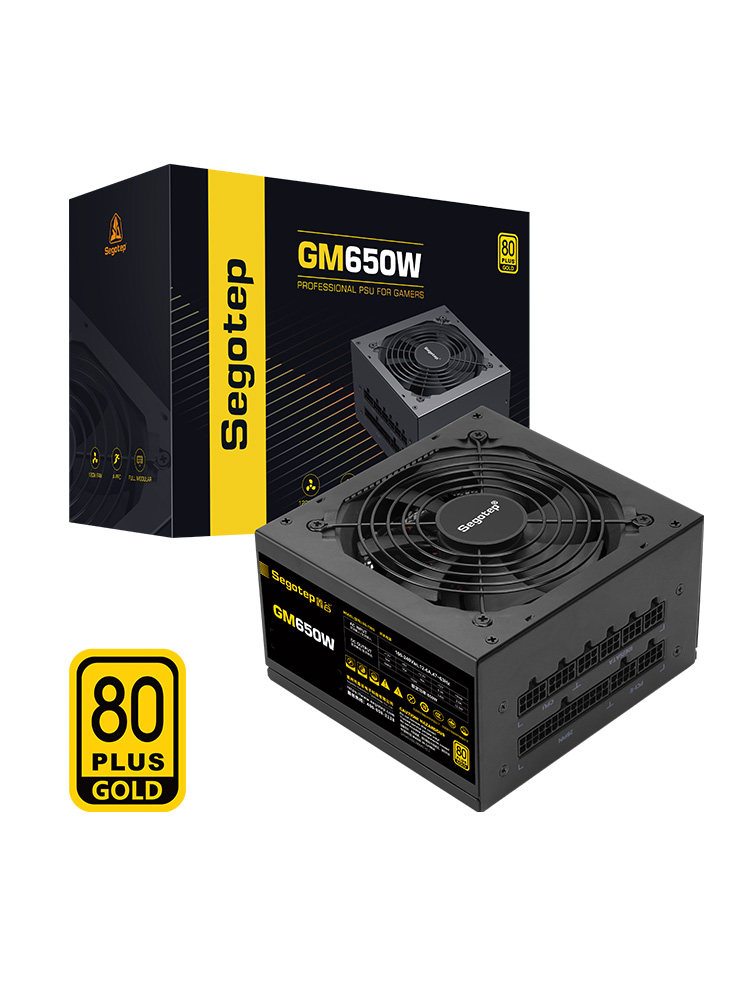 Xingu Gm650W Series Rated 650W 750W 850W Full Modular Desktop Computer Gold-Rated Gaming Power Supply