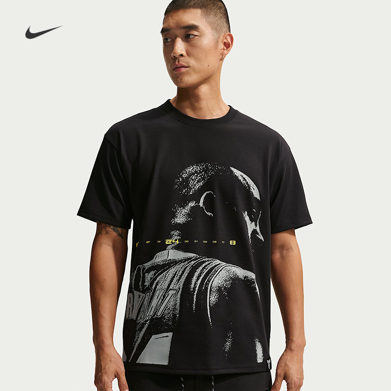 Nike/Nike Kobe Men's Sports Loose Casual Quick-Drying Printed Basketball Short-Sleeved T-Shirt Iq2377-010