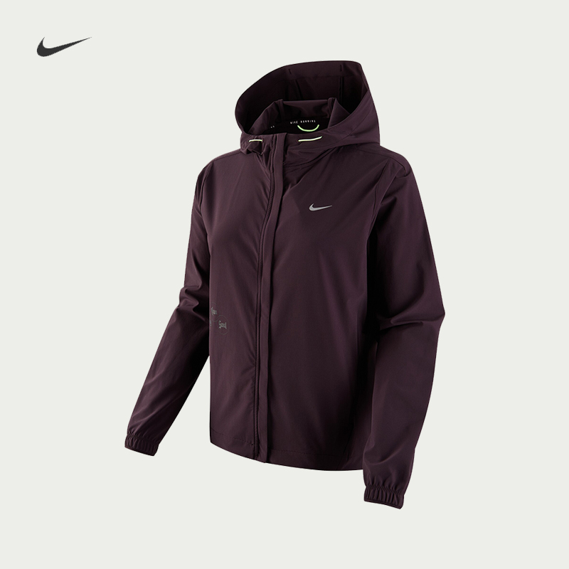 Nike/Nike Women's Sports Casual Lightweight Breathable New Hooded Running Jacket Ir7591-651