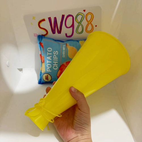 Пластиковый микрофон, мегафон, игрушка, реквизит для фотографии