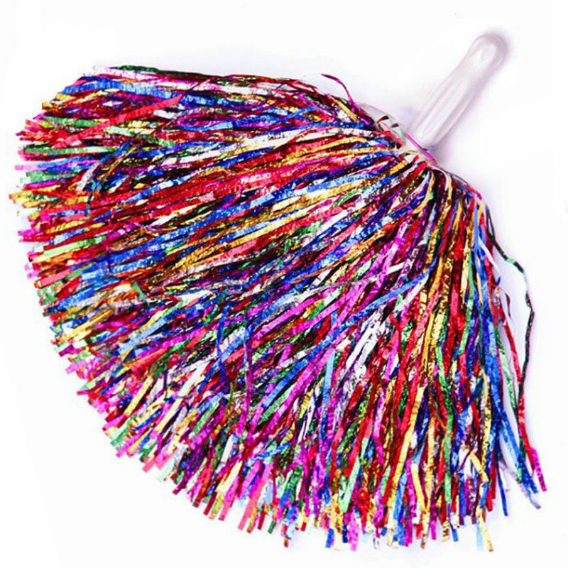 Colourful sequin flower ball Ribbon Ball Cheerleading to perform a dance props festive event to cheer on a wee toy
