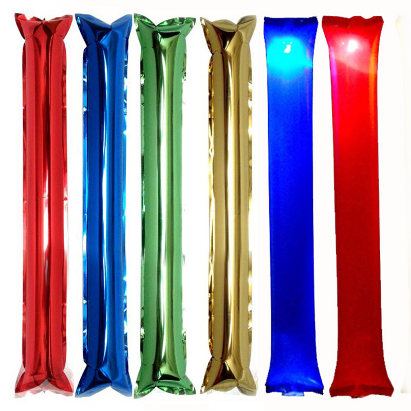Aluminum foil inflatable stick Luminous slapping bar Fuelling Baseball sports fans help with Props Festival Party Bar Toys-Taobao