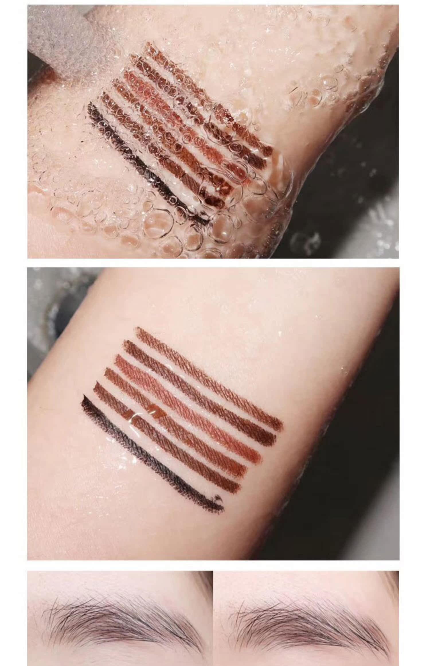 Hàn Quốc unny bút kẻ mắt dạng gel rất mịn bên trong kẻ mắt không thấm nước và mồ hôi bền lâu không nở hoa màu nâu mới bắt đầu - Bút kẻ mắt bút kẻ mắt innisfree