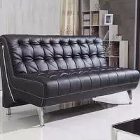 Bán chạy nhất căn hộ nhỏ màu đen sofa bốn người văn phòng ba người đường thẳng kinh doanh nội thất văn phòng 4 da mới - Nội thất văn phòng ghế da giám đốc