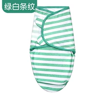 Одноразовая зеленая и белая полоса