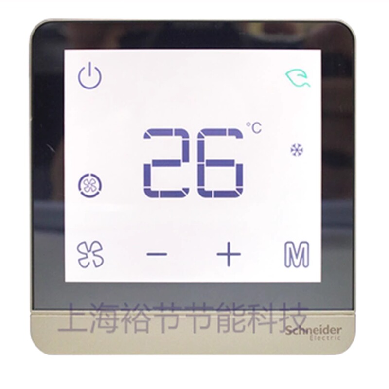 Schneider Touch Screen Temperature Control Panel Wall-Mounted Temperature Controller Tc600-4T-Wh Four-Way Air Conditioning Switch