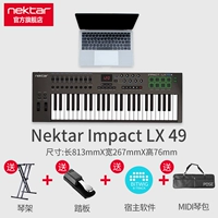 LX49+педаль+стойка+подлинное программное обеспечение Bitwig+Piano Sage