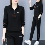 Осенний спортивный костюм, демисезонный комплект, толстовка, штаны, для бега, коллекция 2023