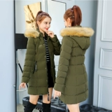 Длинный приталенный пуховик, утепленная куртка с пухом, средней длины, 2020