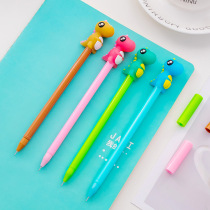 Cartoon Creativity Cute Colorful Little Dinosaur Water Pen Student Middle Pen 0 5mm Stationery Office Pen Signature Pen