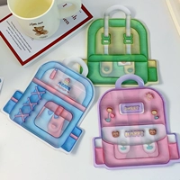 Трехмерный зеленый смешанный рюкзак