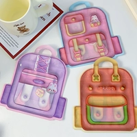 Трехмерный оранжевый смешанный рюкзак