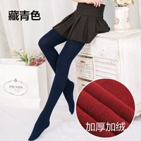 Mùa xuân và mùa thu cộng với nhung dày chống móc quần skinny nhung gợi cảm vớ mỏng màu đen vớ xà cạp nữ tất noel