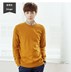 Áo len mùa thu và mùa đông nam cổ chữ V dày áo len rộng áo len cashmere cổ tròn áo len dài tay quần áo giữ nhiệt nam Áo len Cashmere