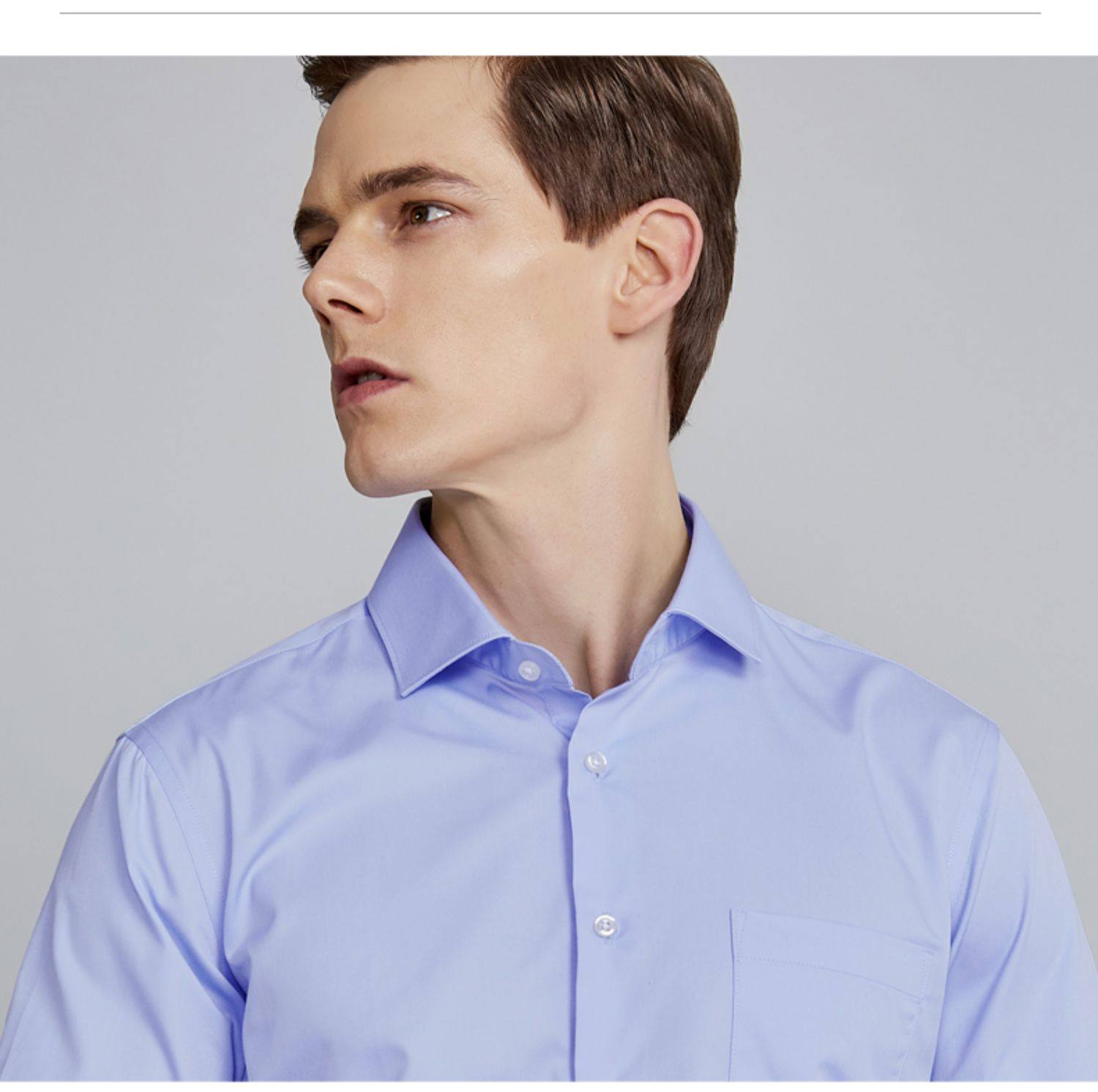 红豆男装 纯色 男式正装长袖衬衫 天猫优惠券折后￥39.9包邮（￥69.9-30）多款可选