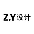 Z Y 设计发饰品的LOGO