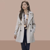 Плащ, осенняя куртка, изысканный стиль, подходит для подростков, длина миди