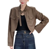 Осенняя демисезонная короткая куртка, подходит для подростков