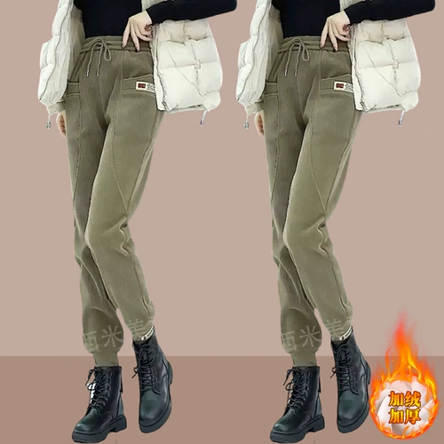 Осенние утепленные спортивные штаны