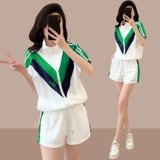 Спортивный костюм, модный комплект, городской стиль, в западном стиле