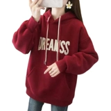 Осенняя демисезонная футболка, утепленная толстовка с капюшоном, длина миди, городской стиль