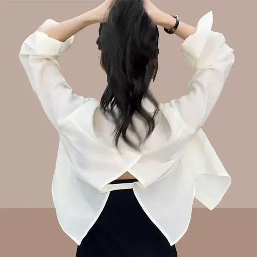 Рубашка, летняя одежда для защиты от солнца, платье-комбинация, юбка, накидка, короткий кардиган