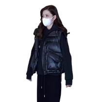 Down Jacket Vest Jacket Womens 2024 Winter New White Duck Down Vest Outerwear Korean Style Short Vest Cotton Clothes