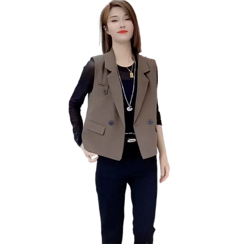 Костюм, осенняя майка топ без рукавов