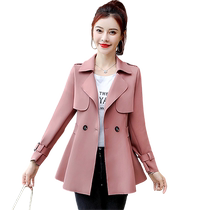 2024 Spring and Autumn New Womens Windbreaker Jackets Mid-Length Small Tops Hot Style Womens Fashionable Clothes