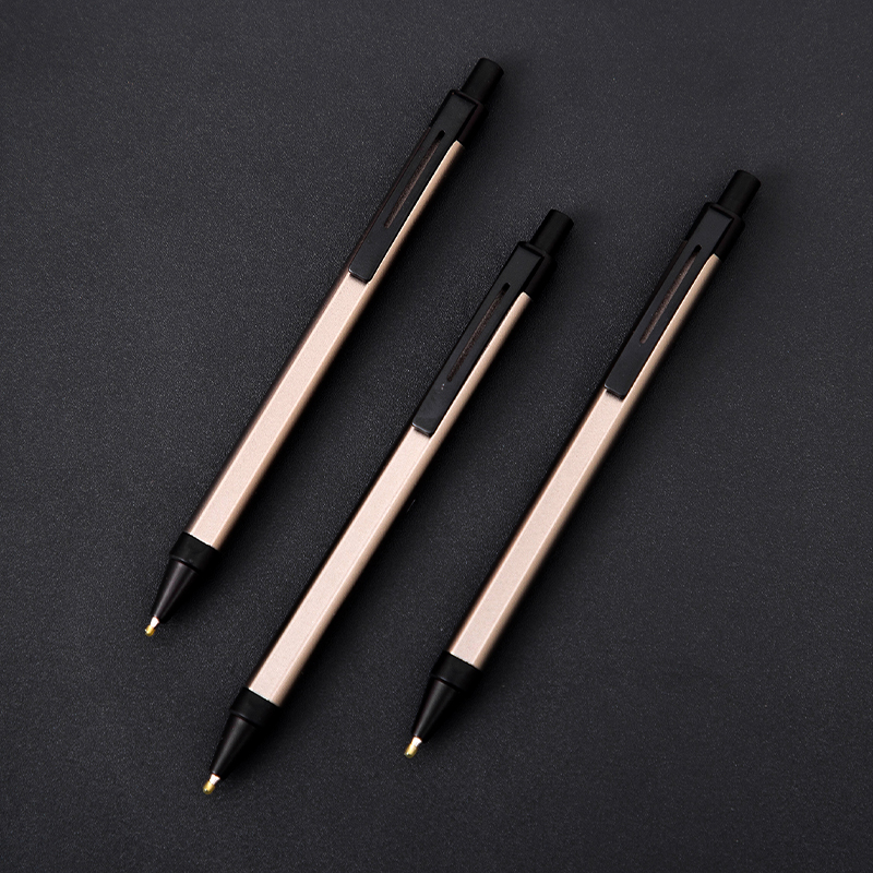 Toshipint Metal Pen Rod Middle Sex Pen Enterprise Office Conference Writing Company Business Upscale Prize Signature Pen 0 5mm Carbon Black Water Heavy Hand Resistant Pen Student Learning Supplies Stationery
