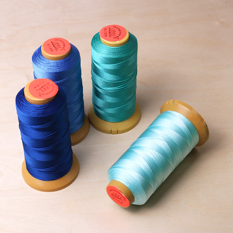 Golden three fish brand tower line 3 6 9 12 15 strands diy hand woven line Bracelet necklace beaded rope pendant line