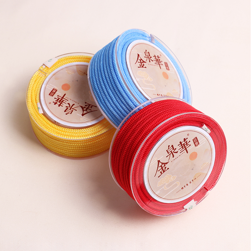 Small round rope 3mm handmade rope cord Rope Hand Refining Necklace Rope Pendant Rope Pendant Rope Jewelry Line Woven Handrope Diy Material