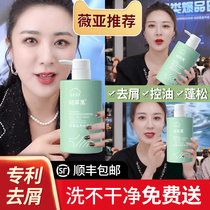 Seaweed shampoo Anti-dandruff anti-itching oil control fluffy and supple improve frizz official brand shampoo dew woman