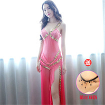 Transparent sexy womens sex underwear long dress nightclub performance uniform passion set supplies extreme