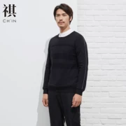 CHIN Áo len nam 2019 phần đầu mùa thu áo len nam trùm đầu phiên bản Hàn Quốc của áo len cổ tròn cashmere top - Áo len Cashmere