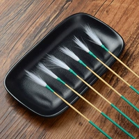 竹柄套管加固鹤毛—6根