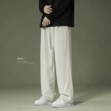 Мужские вельветовые осенние штаны, повседневные брюки для отдыха, в американском стиле, свободный прямой крой