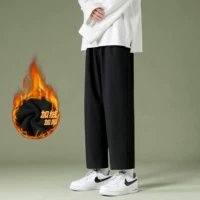 Городские штаны 1216 Черный (плюс бархат)