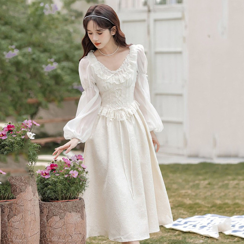 2026 Autumn Fashion Trendy Mom Postpartum Full Moon Outing Nursing Dress French Court Style Super Comfortable Nursing Dress 2026 Autumn Fashion Trendy Mom Postpartum Full Moon Outing Nursing Dress French Court Style Super Comfortable Nursing Dress