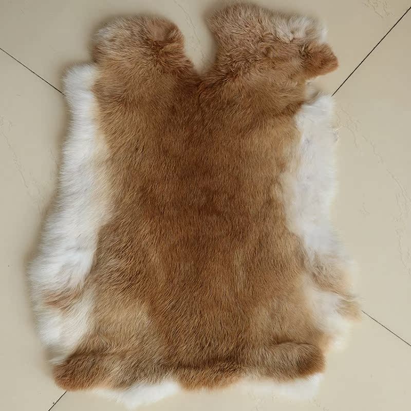 Real Rabbit Fur, Whole Rabbit Skin, Rabbit Fur Material for Clothing Lining, Warm Knee Pads, Rabbit Skin, Fur Material